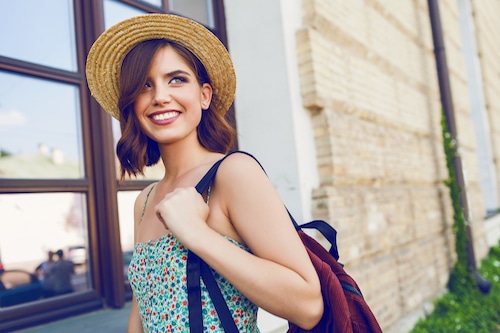 Young woman thinking about LASIK in Fort Myers