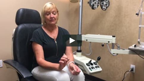 Screenshot of Joyce's Patient Story Video