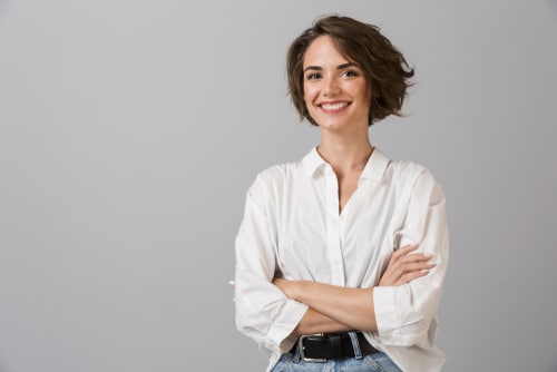 Happy woman