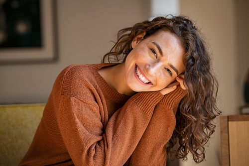 Happy young woman