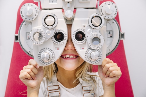 Vision testing for children